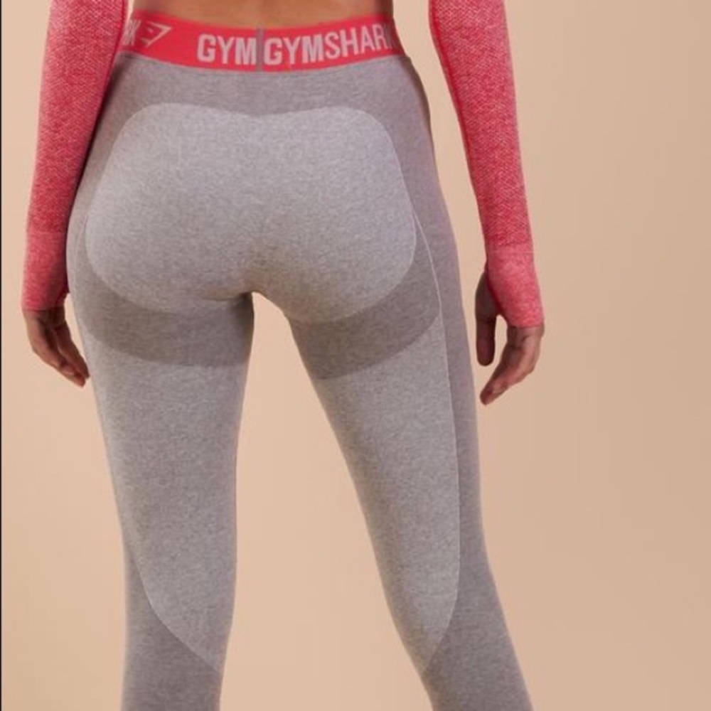 Gymshark Flex Leggings - Light Grey